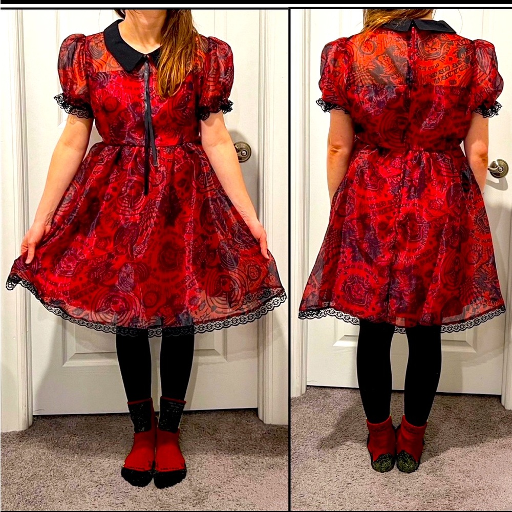 Alice in Wonderland Gothic Dress Size Medium